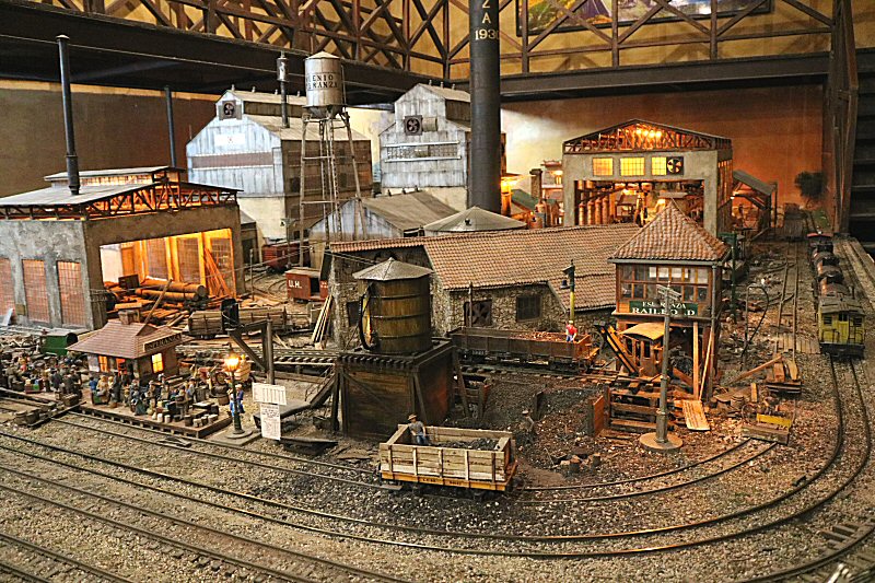 the model of a sugar refinery and rum distillery