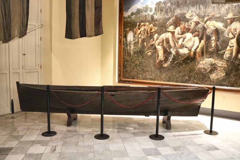 The boat that was used by Antonio Maceo during his invasion to the west. He crossed the path from Mariel to Majana by the help of this boat in March 15, 1896.